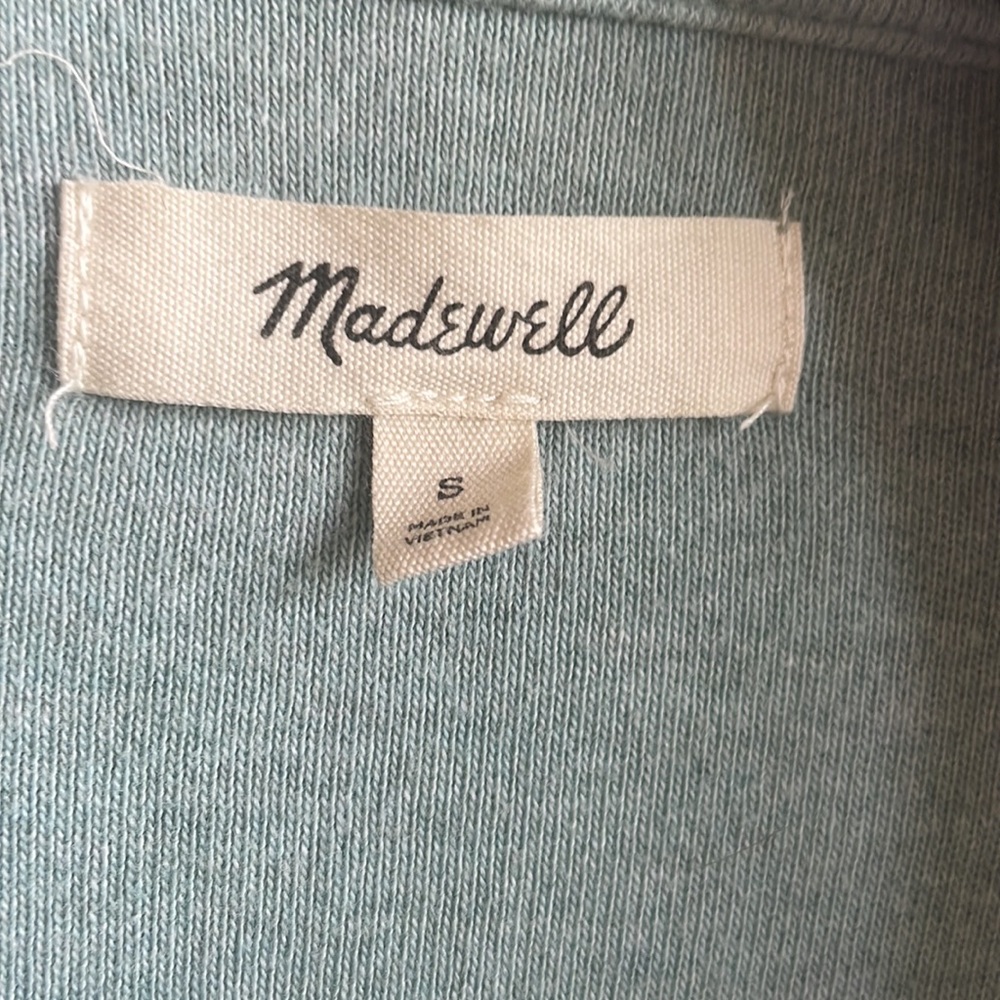 Madewell Soft Button Jacket Teal - Picture 4 of 5